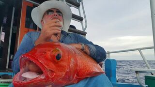 Рубиновый снайпер на 14 кг стал моим рекордом в глубоководном джиге у Пхукета