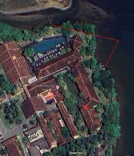 По карте Калутары прикидываю пресноводную ловлю