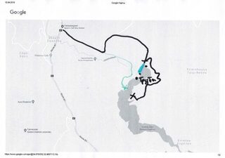 Схема подходов к Эврету и мой проезд на CR-V