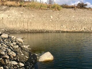 Кипр, дамба Аргака: первый выезд, низкая вода и полный ноль на спиннербейты, вэки и техас