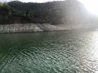 Кипр, дамба Аргака: первый выезд, низкая вода и полный ноль на спиннербейты, вэки и техас