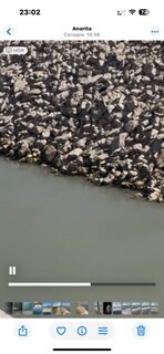 На Аспре вода ушла и стала мутной как кофе с молоком на Кипре