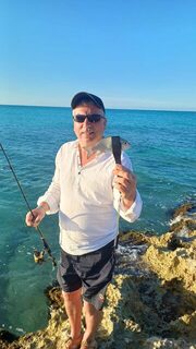 Куба, Варадеро: вечерняя ловля с каменного пляжа на отводной и ультралайт до 8 граммов с нереисом