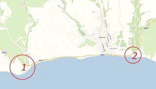 Два кемпинга по разные стороны Морского