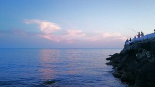 Новомихайловский и Чёрное море: вялая рыба, ласкирь с икрой и барабулька при видимости 2-3 метра