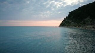 Новомихайловский и Чёрное море: вялая рыба, ласкирь с икрой и барабулька при видимости 2-3 метра