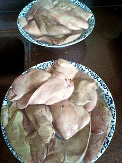 Печень черноморской лисы в зимний запас