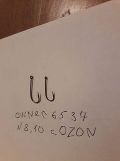 Крючки с OZON вернул из-за другого жала и более толстой проволоки