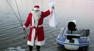 Ловля саргана на Чёрном море 31 декабря: червь, абхаз и поднявшаяся волна