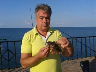 Черное море, Джанхот у Геленджика: донная ловля с пирса на карася и скорпену