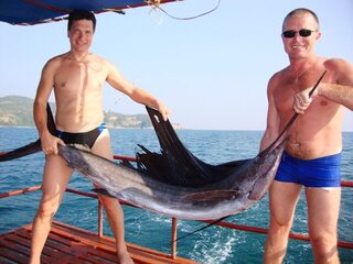 Таиланд, морская рыбалка: день на парусника, "тянем-потянем" и акула в завершение