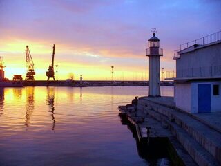 Морская рыбалка, Порт Бургас: два апрельских дня, атерина и бычки, и его снимки оттуда