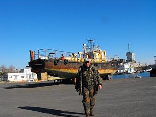 Порт Бургас 12.12.2010: воздух минус пять, вода плюс 12, а судак берет и на самодур, и на твистер