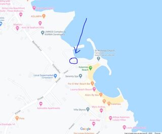 Ориентир у гавани Паралимни