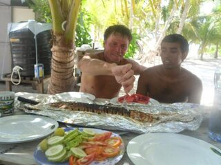 Мальдивы с каяком и троллинговыми снастями