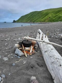 Итуруп: морская рыбалка у озера Сопочного, горбуша, кунджа, бычок и зайцеголовый терпуг