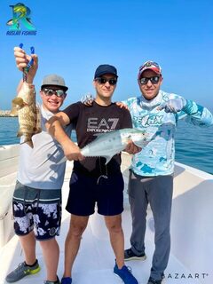 Девять квин-фиш на джиги напротив JBR в Дубае вернулись в воду