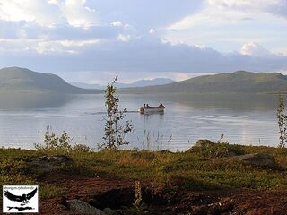 Швеция, озеро Торнетреск: почти три недели один с надувной лодкой, нахлыст, хариус и форель