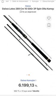 Два Daiwa Lateo с одним тестом, но что за версия длиной 289 см?