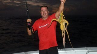 На джиггинге у меня попался осьминог вместо привычной рыбы