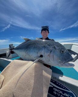 Крупная рыба с Окинавы: морской выход на небольшой лодке