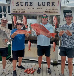 Семья Фортнер на SURE LURE в Дестине: снапперы, спинороги и выпуск сериол