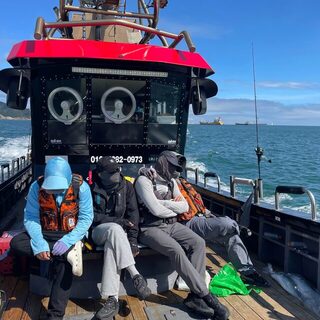 У Пусана ждали крупной поклевки под ветром и морской волной