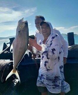 Морской улов у Паттайи после дрейфовой рыбалки с судна