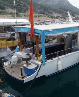 Небольшая морская рыба попадалась нам у Чамьювы с лодки