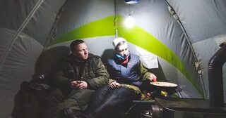 На Сухое море приехали с ночевкой, а до самой ловли так и не добрались