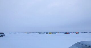 На Сухое море приехали с ночевкой, а до самой ловли так и не добрались