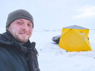 Четвертое января на Сухом море: один сиг и день у лунок