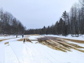 Четвертое января на Сухом море: один сиг и день у лунок