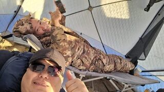 Подводная рыбалка Артура и отдых на Каспийском море