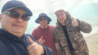 Подводная рыбалка Артура и отдых на Каспийском море