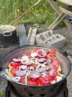 Магомед снова за форелью в бурных горных реках Дагестана