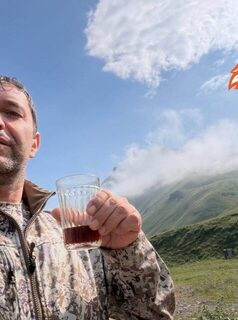 Магомед снова за форелью в бурных горных реках Дагестана