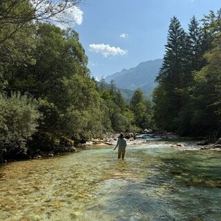 Неделя в Словении с мраморной форелью и поводом отметить успех сына
