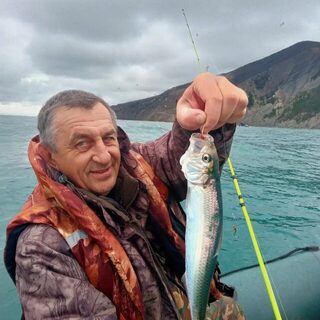 У Мысхако на морской рыбалке ловили сельдь и ставриду