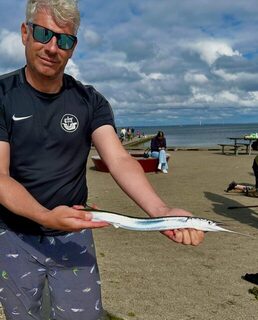 Трое рыболовов провели отпуск у датского берега Северного моря