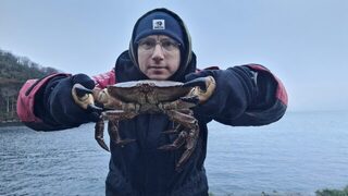 Холодный запад Шотландии: поллак на Sandy Andy и крупный бурый краб