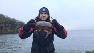 Холодный запад Шотландии: поллак на Sandy Andy и крупный бурый краб