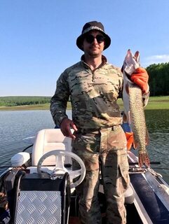 Щука с нашего лодочного выезда на Красноярское море