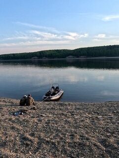 Щука с нашего лодочного выезда на Красноярское море
