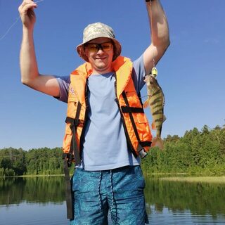 За окунем на простор Братского водохранилища