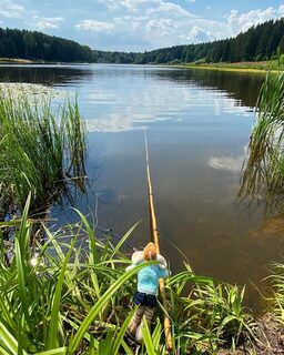 На Загорском водохранилище в солнечный день ждали начала клева