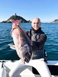 Пагра у Корсики поймали, пока лодка шла в морском дрейфе