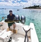 В улове у Ле-Морна после морского выхода оказалась махи-махи