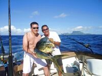 Рыбалка с Bora Bora Sport Fishing закончилась поимкой махи-махи