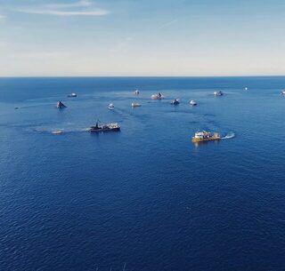 У Сарпи рыбачили на грузинском Черном море